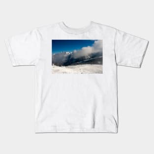 Courchevel 3 Valleys French Alps France Kids T-Shirt